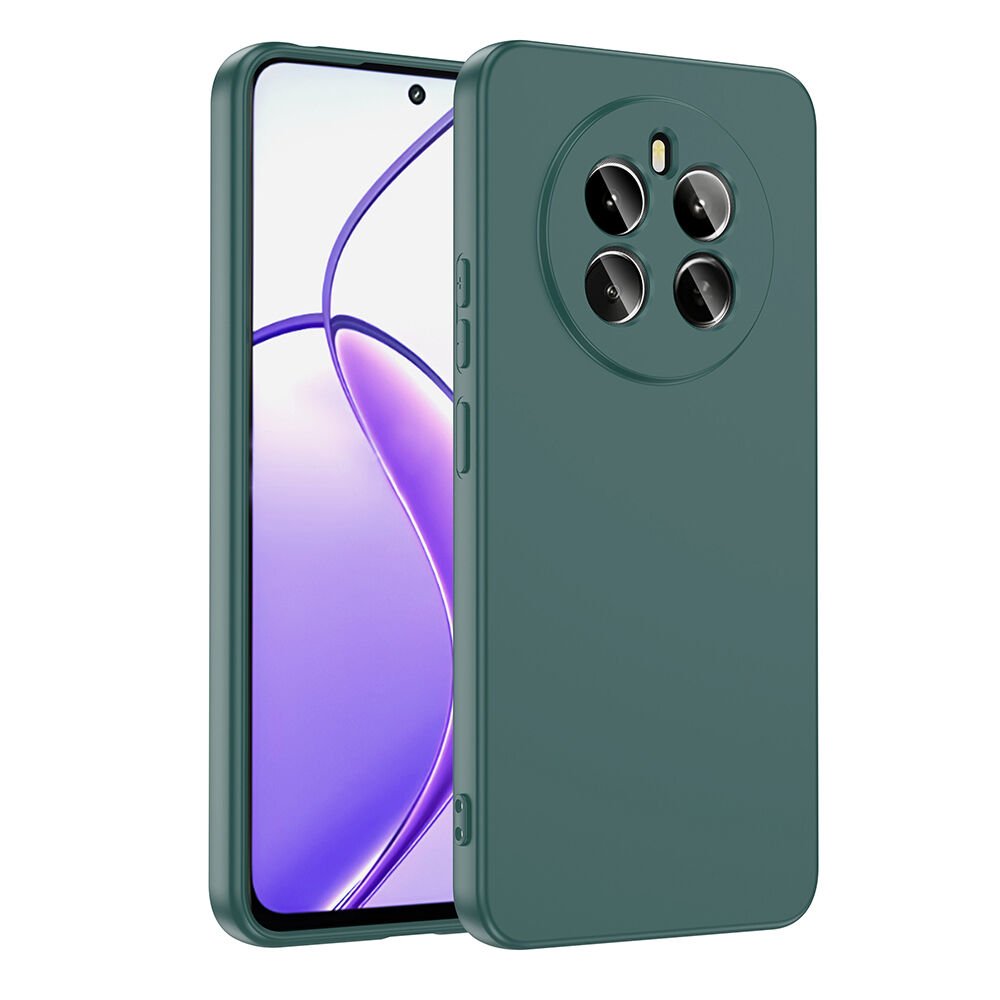 Realme 12 Plus Kılıf Zore Mara Lansman Kılıf-Koyu Yeşil