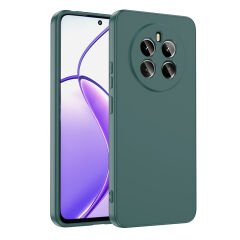 Realme 12 Plus Kılıf Zore Mara Lansman Kılıf-Koyu Yeşil