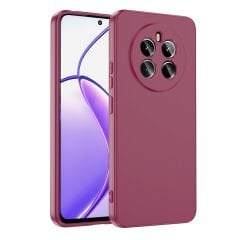 Realme 12 Plus Kılıf Zore Mara Lansman Kılıf-Koyu Mor