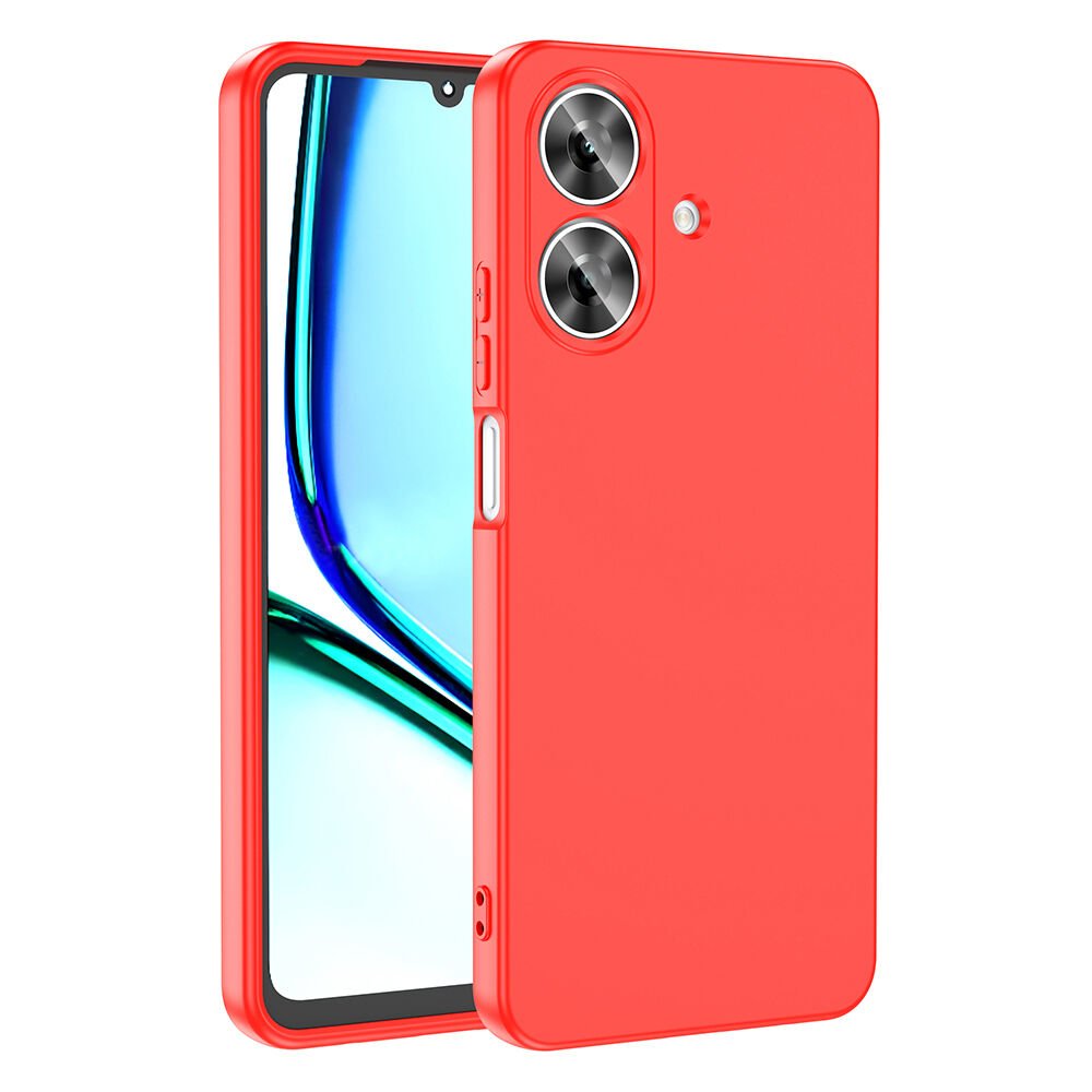 Realme Note 60 Kılıf Zore Mara Lansman Kılıf-Kırmızı