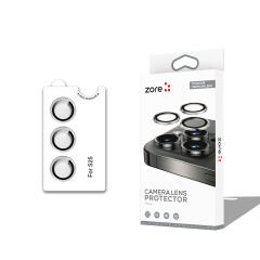 Galaxy S25 Zore CL-12 Premium Safir Parmak İzi Bırakmayan Anti-Reflective Kamera Lens Koruyucu-Gümüş