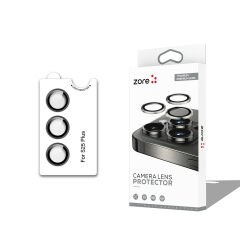 Galaxy S25 Plus Zore CL-12 Premium Safir Parmak İzi Bırakmayan Anti-Reflective Kamera Lens Koruyucu-Gümüş