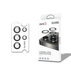 Galaxy S25 Ultra Zore CL-12 Premium Safir Parmak İzi Bırakmayan Anti-Reflective Kamera Lens Koruyucu-Gümüş