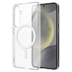 Galaxy S25 Kılıf Kamera Korumalı M-safe Sert PC Zore Porto Kılıf-Şeffaf