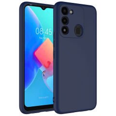 Tecno Spark 8C Kılıf Zore Mara Lansman Kılıf-Lacivert