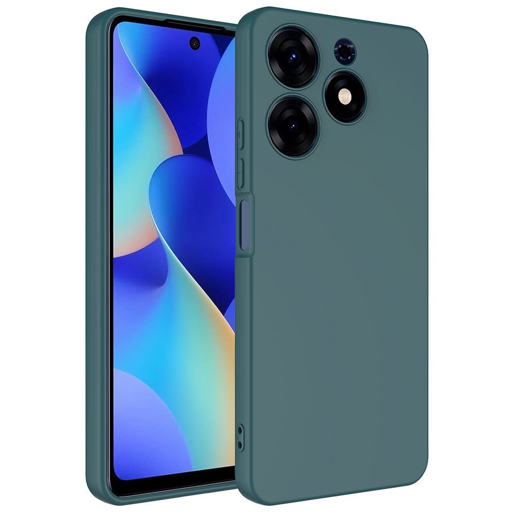 Tecno Spark 10 Pro Kılıf Zore Mara Lansman Kılıf-Koyu Yeşil