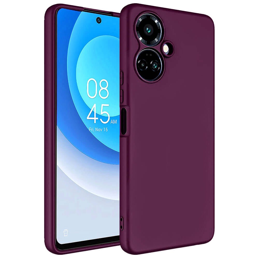 Tecno Camon 19 Pro Kılıf Zore Mara Lansman Kılıf-Koyu Mor