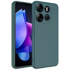 Tecno Spark Go 2023 Kılıf Zore Mara Lansman Kılıf-Koyu Yeşil