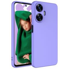 Realme C55 Kılıf Zore Mara Lansman Kılıf-Lila