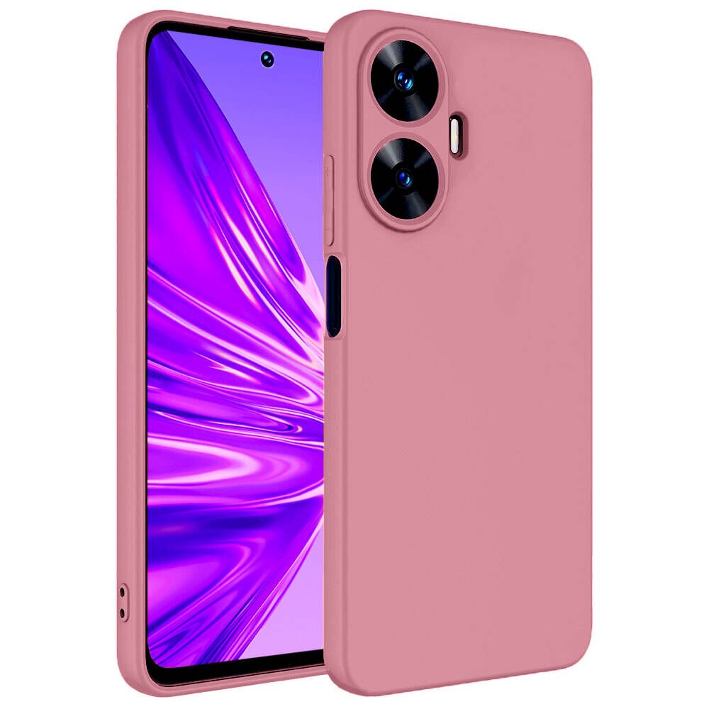Realme C55 Kılıf Zore Mara Lansman Kılıf-Pembe