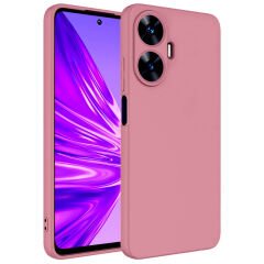 Realme C55 Kılıf Zore Mara Lansman Kılıf-Pembe