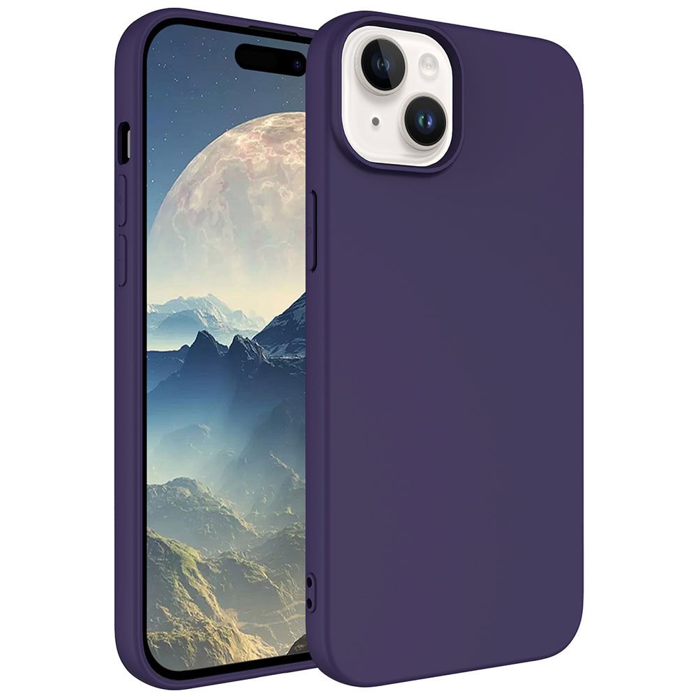 iPhone 15 Plus Kılıf Zore LSR Lansman Kılıf-Derin Mor