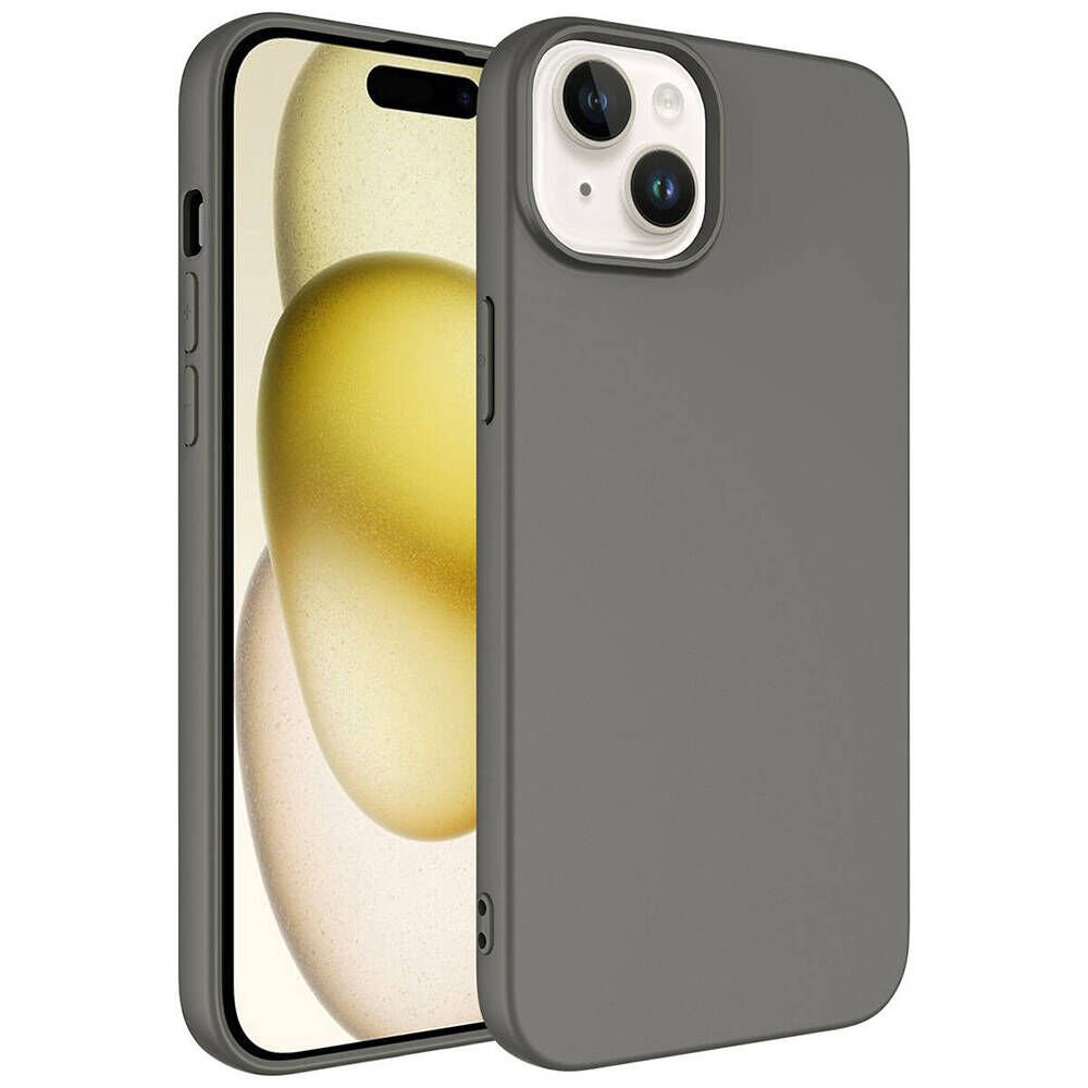 iPhone 15 Plus Kılıf Zore LSR Lansman Kılıf-Titanyum