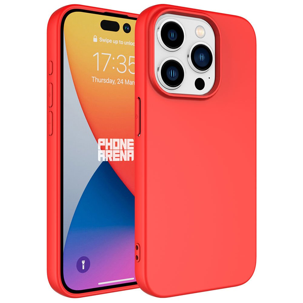iPhone 15 Pro Max Kılıf Zore LSR Lansman Kılıf-Kırmızı