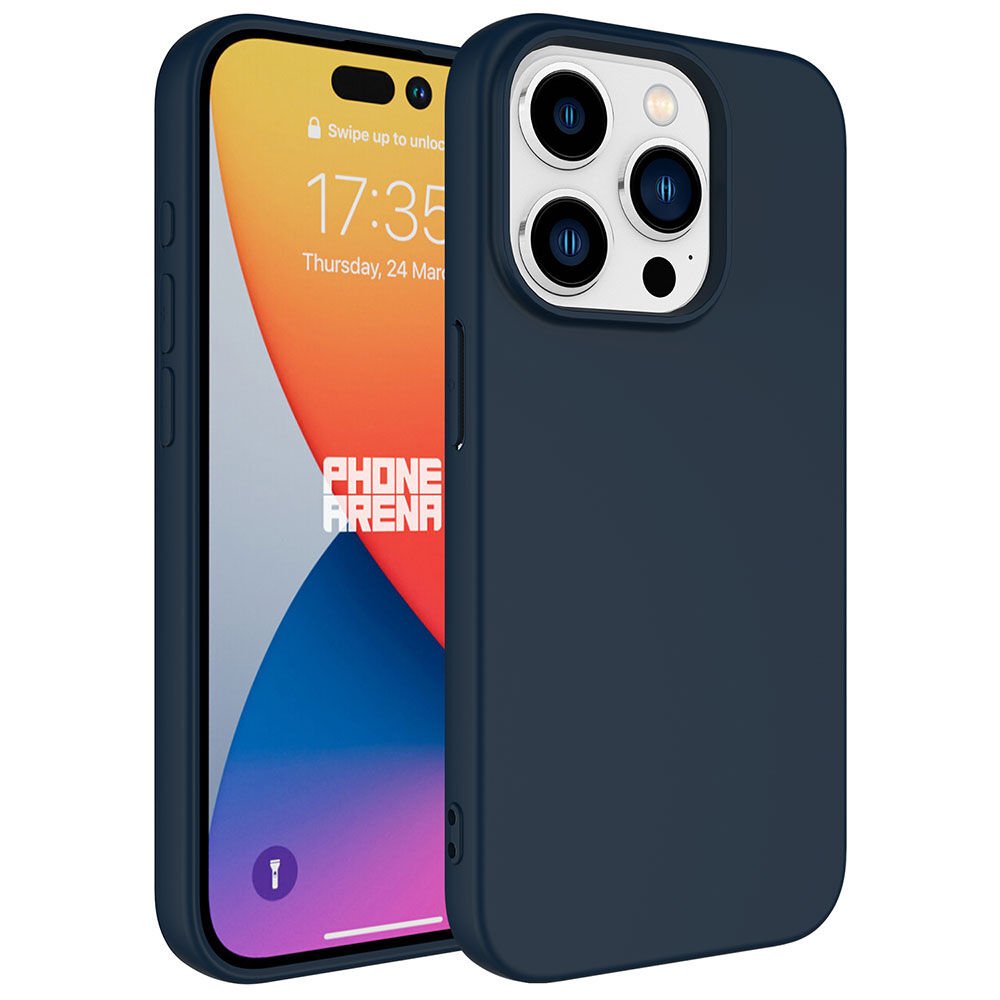 iPhone 15 Pro Max Kılıf Zore LSR Lansman Kılıf-Lacivert