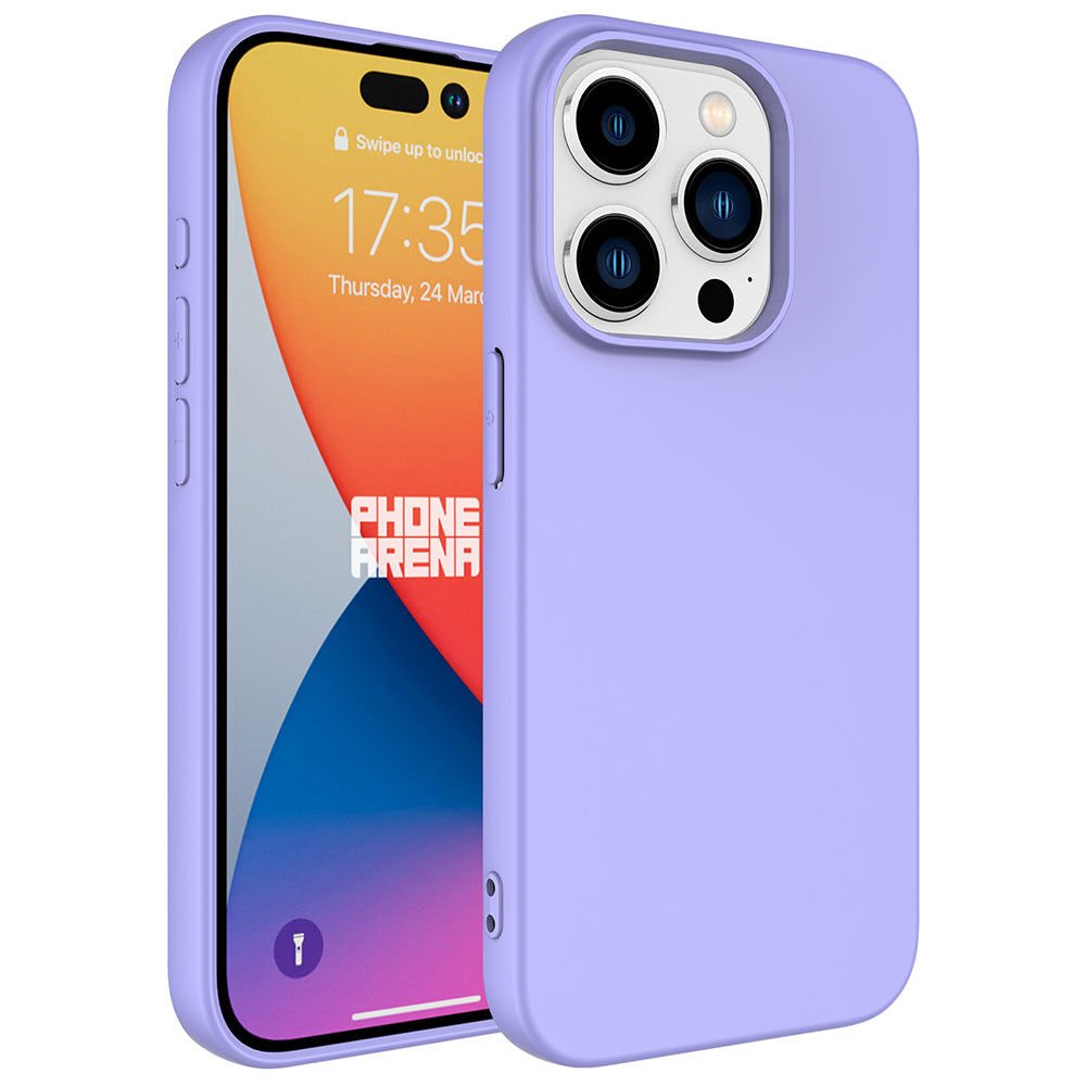 iPhone 15 Pro Max Kılıf Zore LSR Lansman Kılıf-Lila