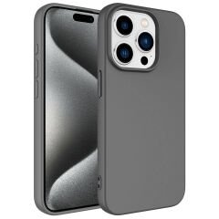 iPhone 15 Pro Max Kılıf Zore LSR Lansman Kılıf-Koyu Gri