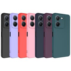 Vivo Y36 4G Kılıf Zore Mara Lansman Kılıf-Koyu Mor