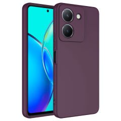 Vivo Y36 4G Kılıf Zore Mara Lansman Kılıf-Koyu Mor