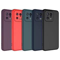 Xiaomi Mi 13 Kılıf Zore Mara Lansman Kılıf-Siyah