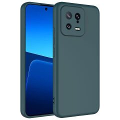 Xiaomi Mi 13 Kılıf Zore Mara Lansman Kılıf-Koyu Yeşil