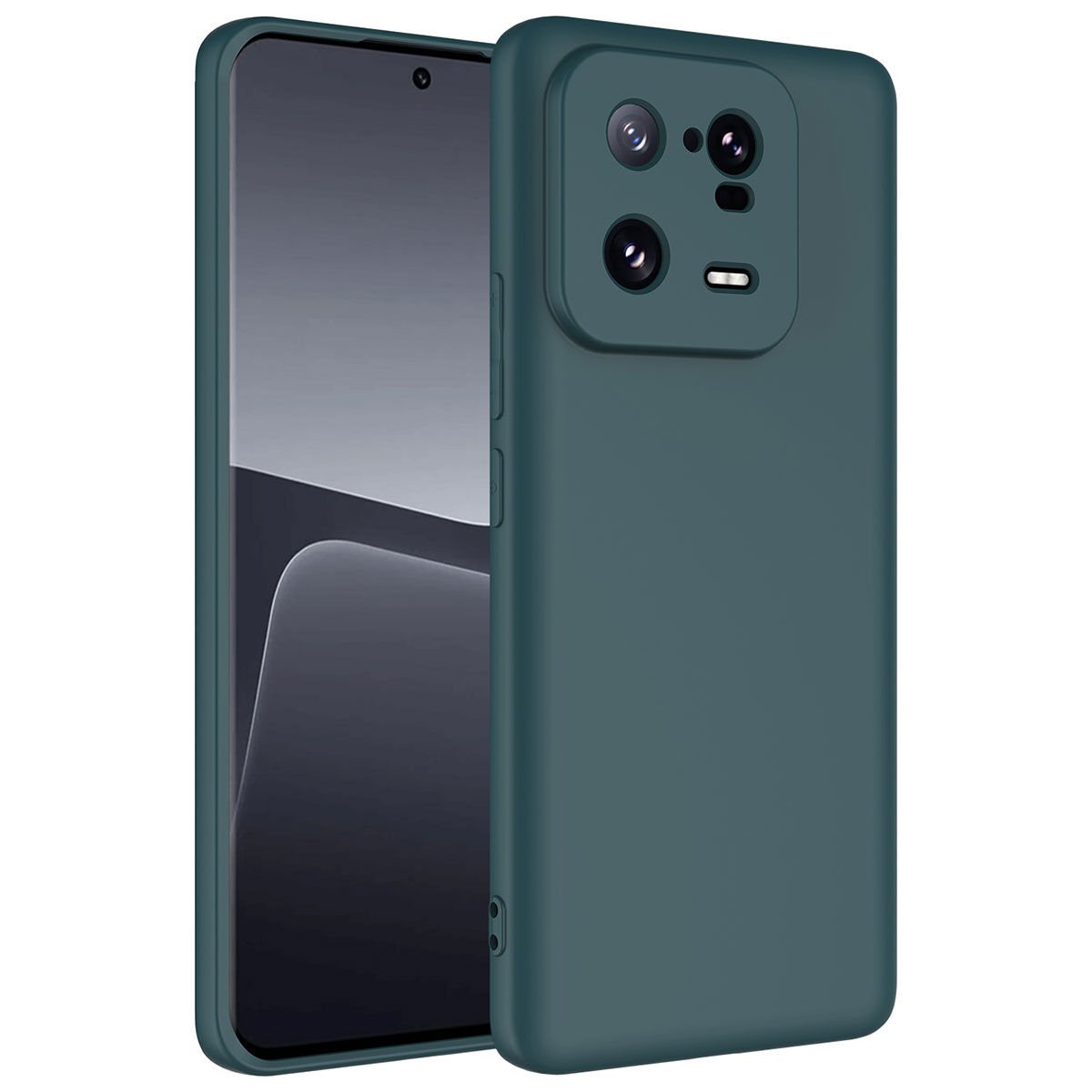 Xiaomi Mi 13 Pro Kılıf Zore Mara Lansman Kılıf-Koyu Yeşil