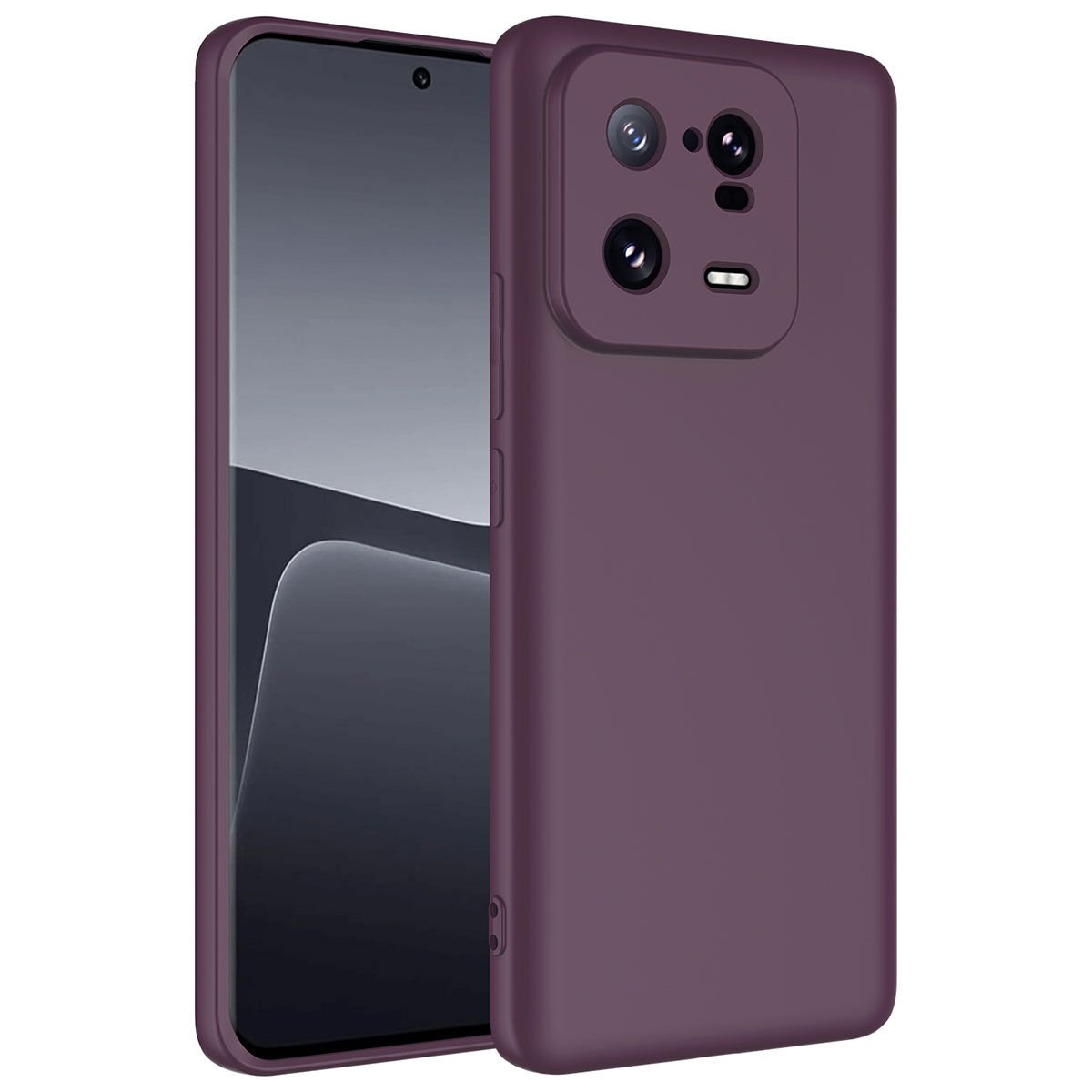 Xiaomi Mi 13 Pro Kılıf Zore Mara Lansman Kılıf-Koyu Mor
