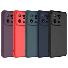 Xiaomi Mi 13 Pro Kılıf Zore Mara Lansman Kılıf-Kırmızı
