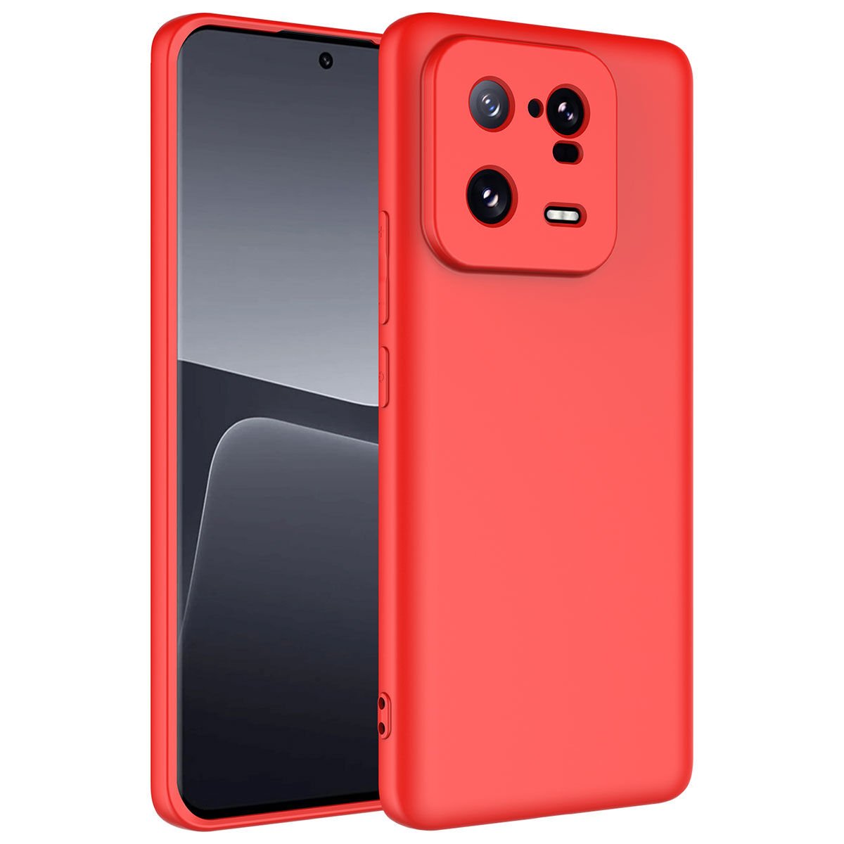 Xiaomi Mi 13 Pro Kılıf Zore Mara Lansman Kılıf-Kırmızı